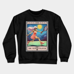 Tennis Tarot Card, The Tennis Player Crewneck Sweatshirt